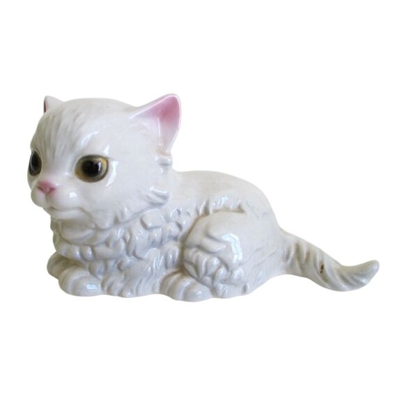 Goebel Persian Cat Kitten Porcelain Vintage Figurine -  Cat Lady Person Lover - Picture 2 of 6